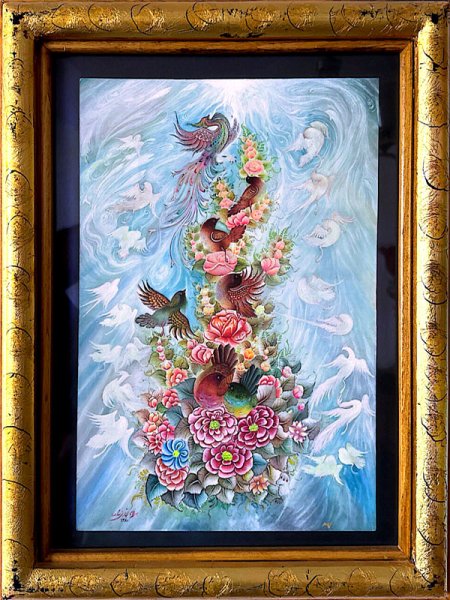 تابلو نقاشی مینیاتور